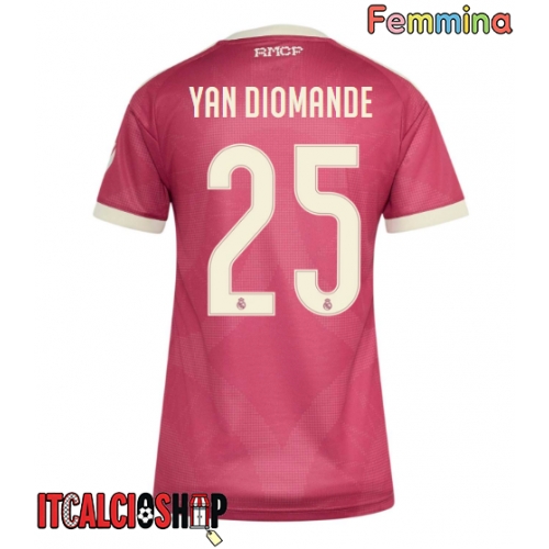 Real Madrid Yan Diomande #25 Terza Maglia Femmina 2026-27 Manica Corta
